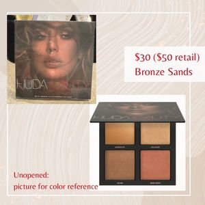 3D Highlighter Palette - Huda Beauty : Bronze Sands